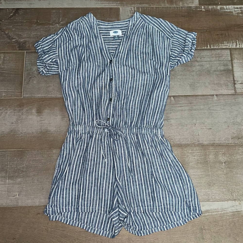 Old Navy striped romper